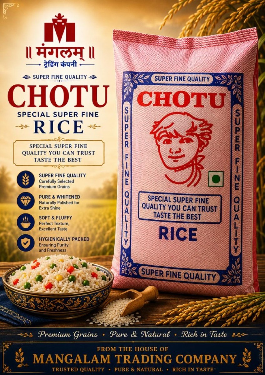 Chotu Special Super Fine Masuri Rice bag